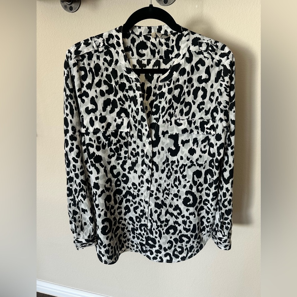 Calvin Klein Leopard Print Women's Top